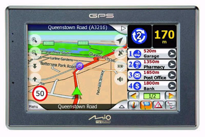 מערכת ניווט GPS &rlm; Mio C320 מיו