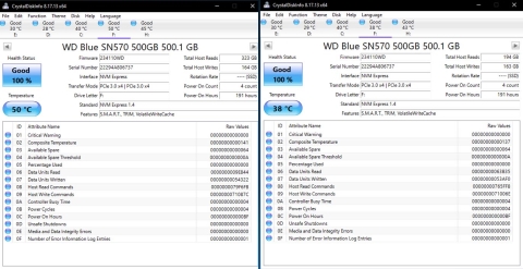 כונן SSD &rlm;  &rlm;פנימי Western Digital SN570 Blue SN570 WDS500G3B0C 500GB