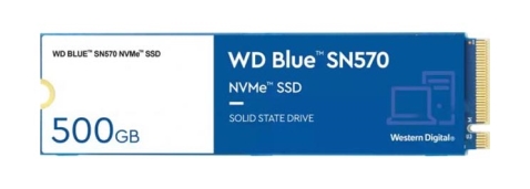 כונן SSD &rlm;  &rlm;פנימי Western Digital SN570 Blue SN570 WDS500G3B0C 500GB