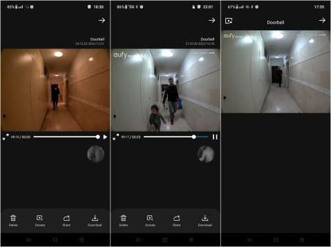 &rlm;פעמון דלת Eufy Video Doorbell 2K E82101W4 Anker