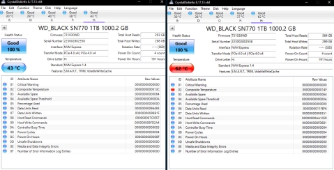 כונן SSD &rlm;  &rlm;פנימי Western Digital SN770 Black SN770 WDS100T3X0E 1000GB