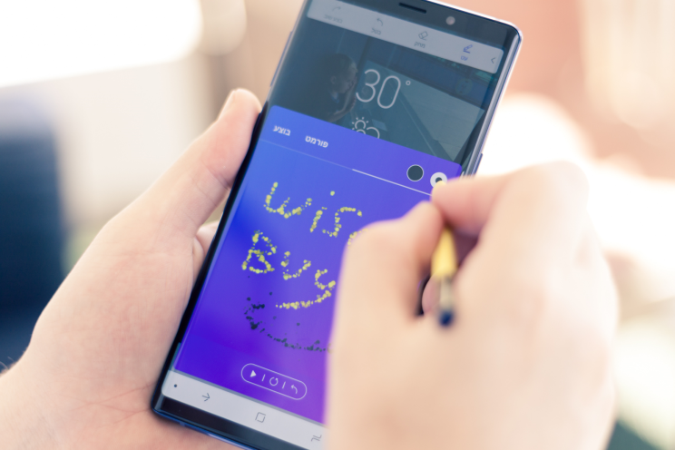 Galaxy Note 9: כלי עבודה מוצלח