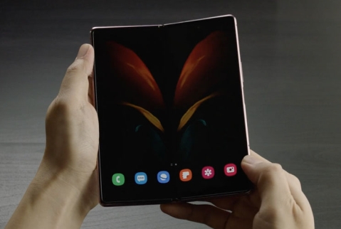 הוכרז: הסמארטפון המתקפל Samsung Galaxy Z Fold 2‎