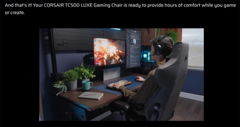 Corsair TC500 LUX: כסא יוקרתי עם בעיה בולטת