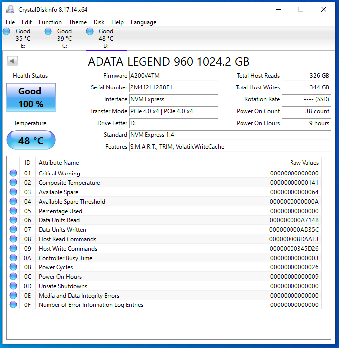 ADATA Legend 960 MAX: מהיר וקריר