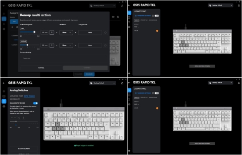 Logitech G515 RAPID TKL: אלגנטית בפרופיל נמוך