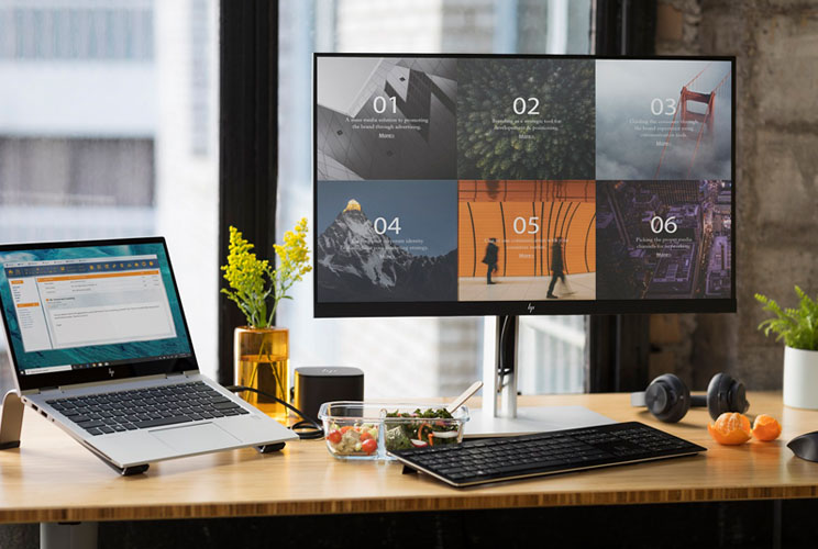 HP מציגה ניידים, מסכים ומשקפי AR חדשים