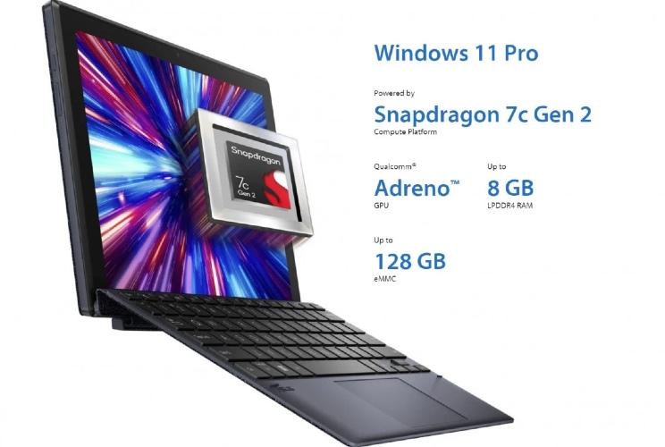 ExpertBook B3 Detachable:  מחשב 2 ב-1 עם מעבד Snapdragon 