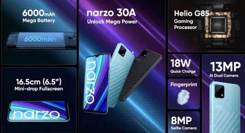 רילמי חושפת את סדרת Realme Narzo 30 עם תמיכה ב-5G