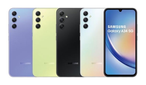 טלפון סלולרי Samsung Galaxy A34 5G SM-A346E/DSN 128GB 6GB RAM סמסונג