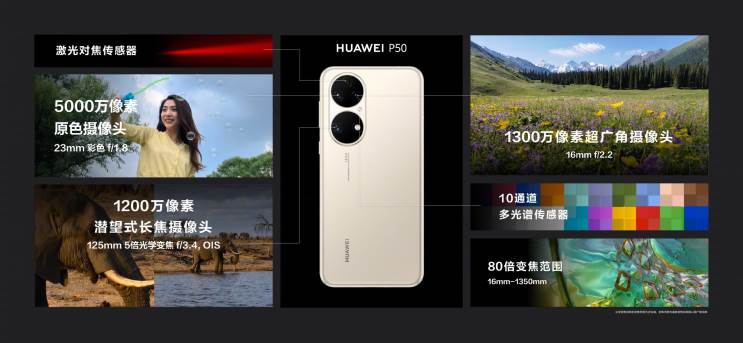 וואווי מכריזה על מכשירי הדגל Huawei P50 ו-P50 Pro