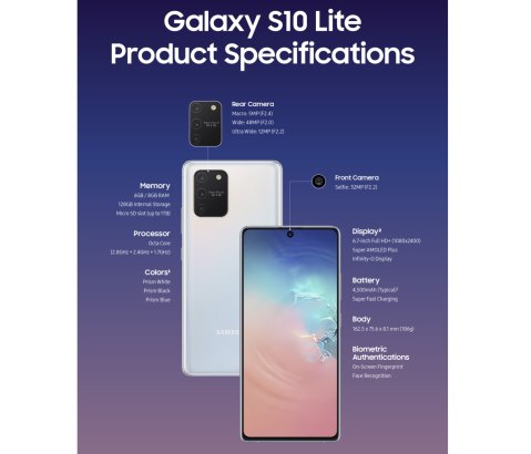 סמסונג מציגה את ה-Galaxy S10 Lite ו-Galaxy Note 10 Lite