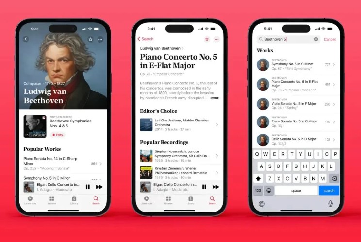 Apple Music Classical זמינה להורדה החל מהיום