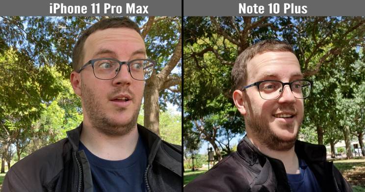 iPhone 11 Pro Max מול Galaxy Note 10 Plus
