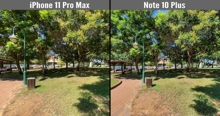 iPhone 11 Pro Max מול Galaxy Note 10 Plus
