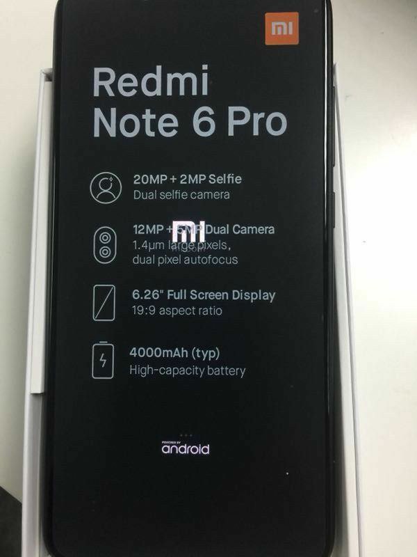 הודלף: Xiaomi Redmi Note 6 Pro יגיע עם 4 מצלמות