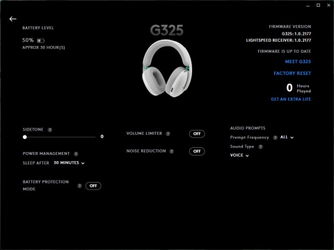 Logitech G325 LIGHTSPEED: עדיפות לגיימינג, פחות מדיה