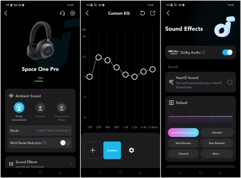 Anker Soundcore Space One Pro: באס מהדהד ועיצוב מתקפל