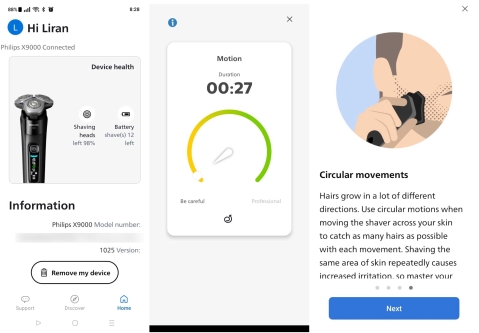 Philips i9000 x9000 - גילוח עדין, מחיר קשוח