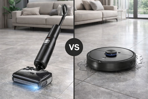 מה עדיף: שואב שוטף אלחוטי או רובוטי?