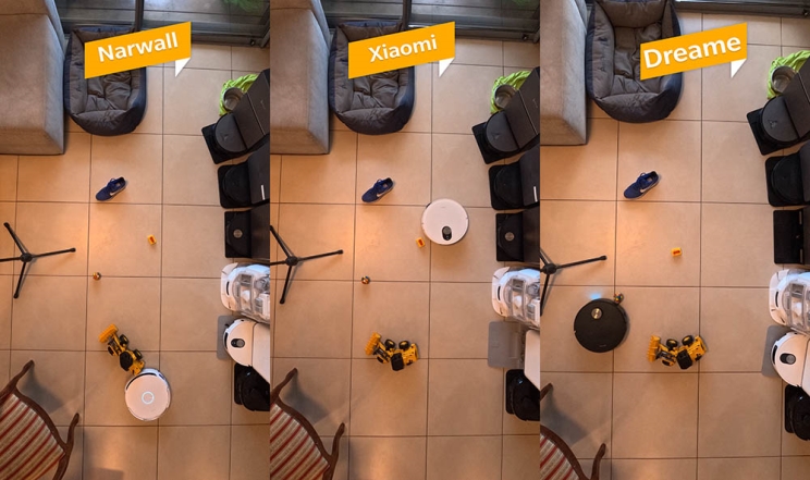 מבחן שואבים שוטפים רובוטיים