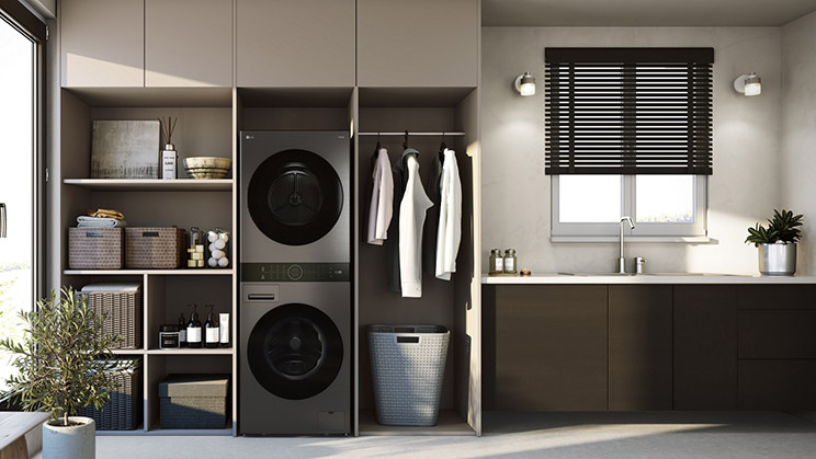 LG WashTower WT40: ענקית וקומפקטית בו זמנית