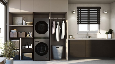 LG WashTower WT40: ענקית וקומפקטית בו זמנית