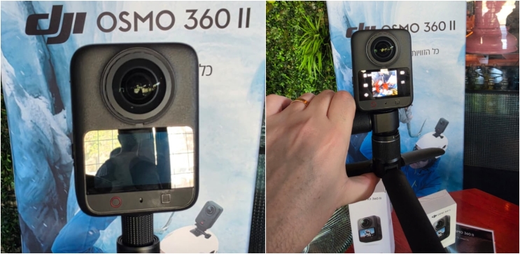 DJI משיקה בישראל שתי מצלמות חדשות: Osmo 360 II ו-Osmo Pocket 4P