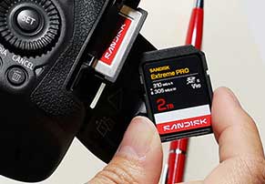 SanDisk משיקה דור חדש של כרטיסי זיכרון מקצועיים