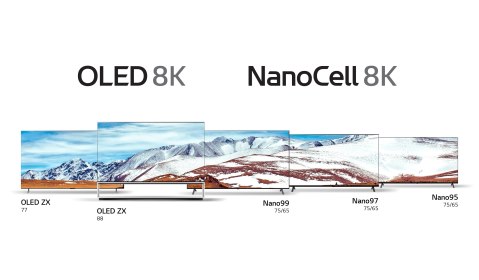 LG מציגה מגוון מסכי OLED ו-NanoCell ברזולוציית 8K UHD
